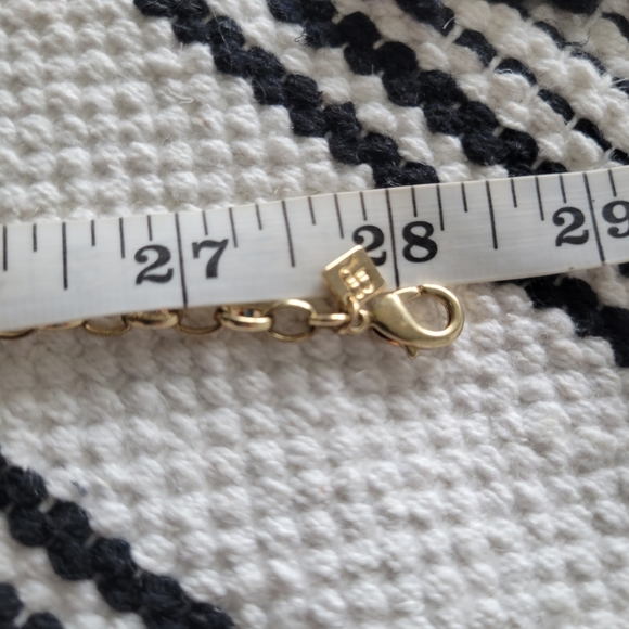 Banana Republic Tortoise & Gold Link Chain Necklace Gorgeous Like New - Picture 9 of 9